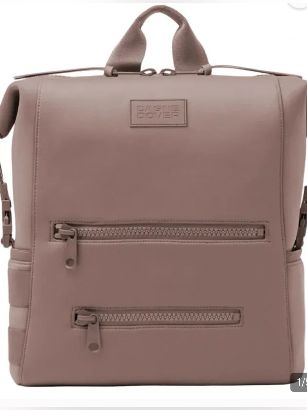 DAGNE DOVER Mauve Backpack - Soft Rose Taupe - Picture 2 of 8